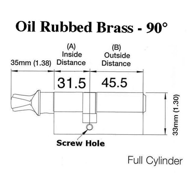 31.5/ 45.5 CES 90  Profile  C-Knob - 31.5/ 45.5 CES 90  Profile  C-Knob