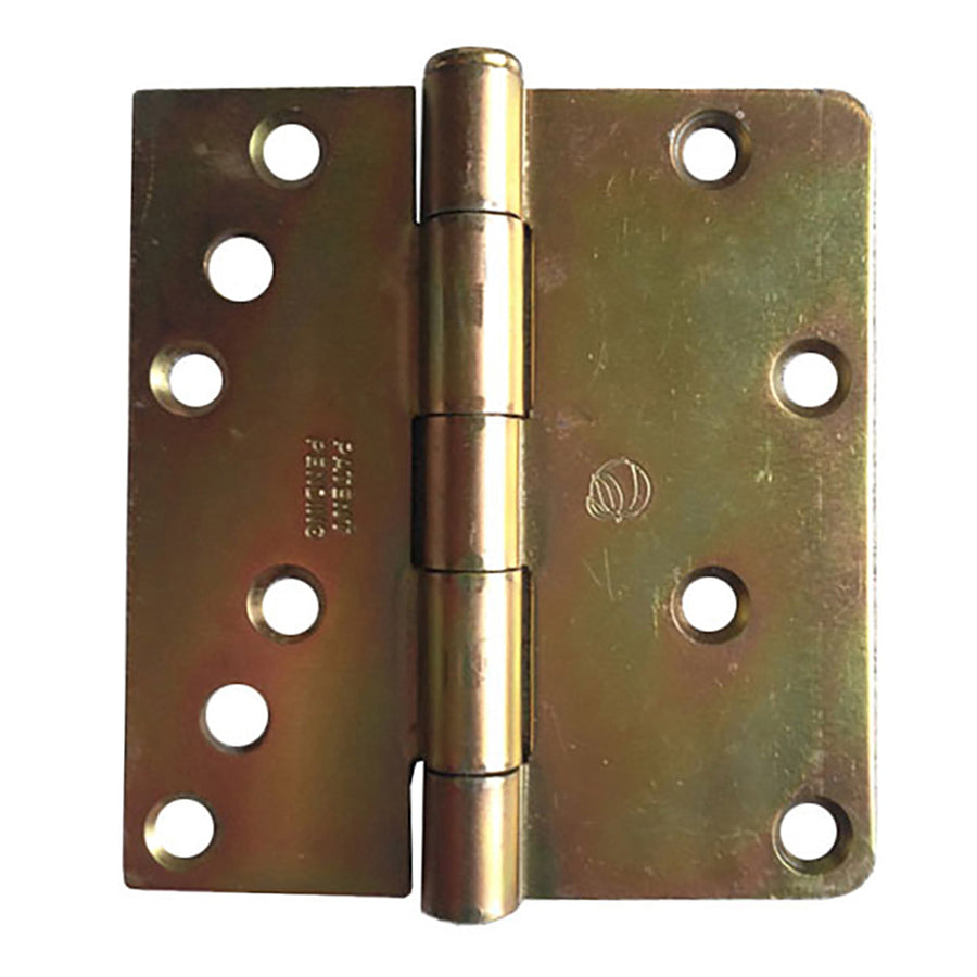 Peachtree Brass Dichromate Hinge - 4 x 3-3/4 - Square and 1/4 in. Radius Corners - Peachtree Brass Dichromate Hinge - 4 x 3-3/4 - Square and 1/4 in. Radius Corners