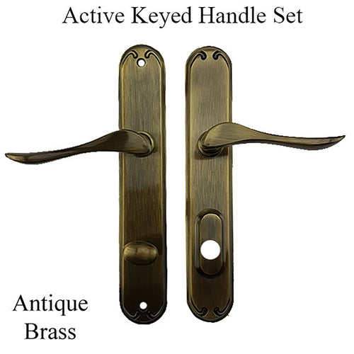 Active Pella Left Hand Keyed Handle Set for Hinged Door - Active Pella Left Hand Keyed Handle Set for Hinged Door