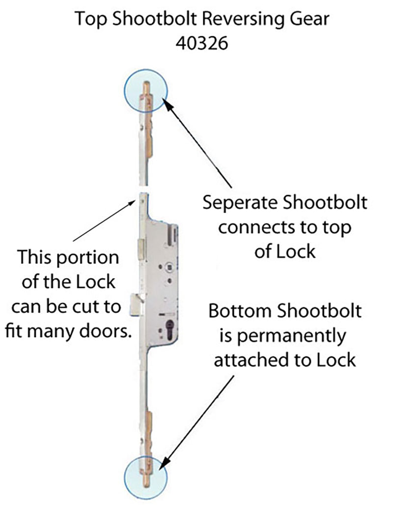 G-U Top Shootbolt Reversing Gear Choose Finish - G-U Top Shootbolt Reversing Gear Choose Finish
