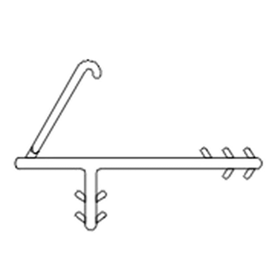 Marvin Single & Double Hung Head Jamb parting stop Weatherstrip V945  - Beige - Marvin Single & Double Hung Head Jamb parting stop Weatherstrip V945  - Beige