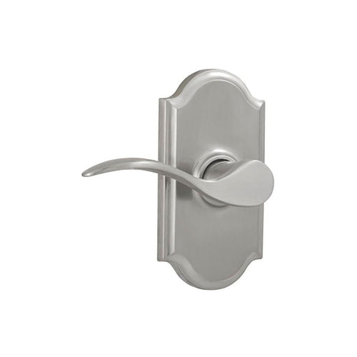 Weslock Bordeau Passage Door Lever Left Handed Satin Nickel Passage Lever Set - Weslock Bordeau Passage Door Lever Left Handed Satin Nickel Passage Lever Set