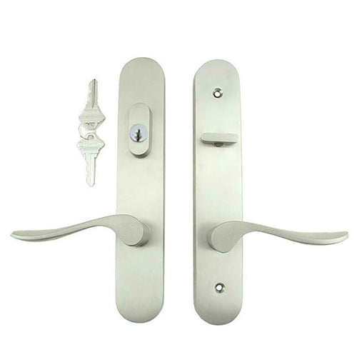 Marvin Door Handle For Multipoint Lock Doors Active Keyed Polished Chrome Door Handle - Marvin Door Handle For Multipoint Lock Doors Active Keyed Polished Chrome Door Handle