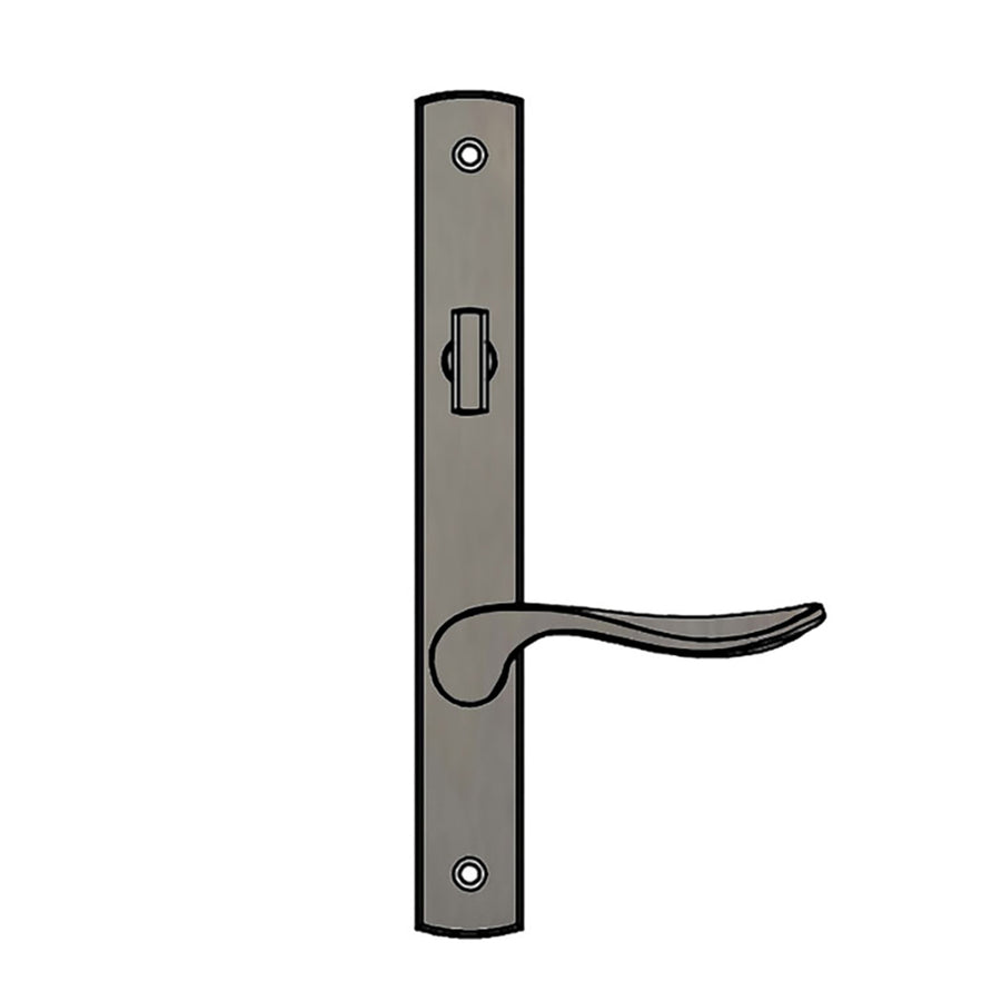 Truth Sentry Lock Handle Set, Modern, Decorative over Solid Brass, PVD Bronze - Truth Sentry Lock Handle Set, Modern, Decorative over Solid Brass, PVD Bronze