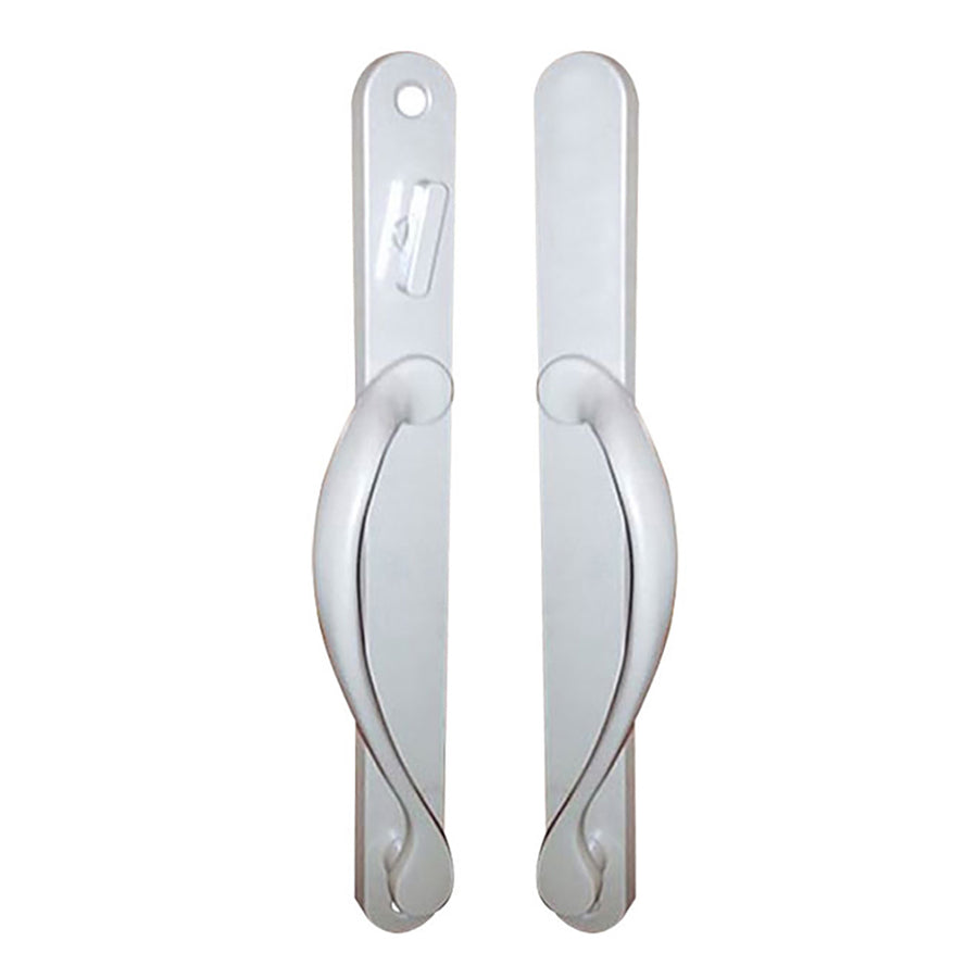 Marvin Narrow Traditional, Non-Keyed Sliding Patio Door Handle - White - Marvin Narrow Traditional, Non-Keyed Sliding Patio Door Handle - White