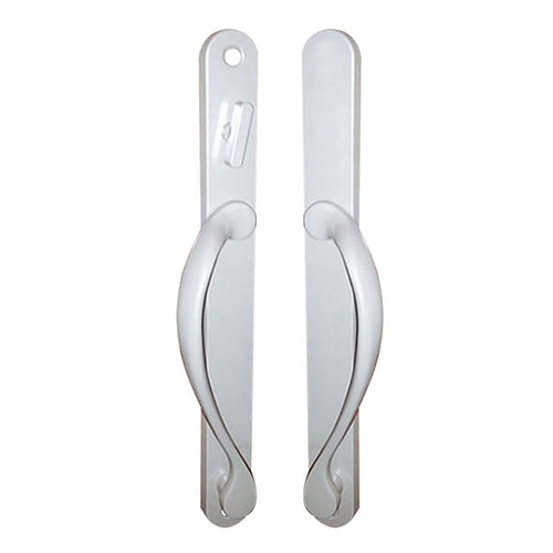 Marvin Narrow Traditional, Non-Keyed Sliding Patio Door Handle - White - Marvin Narrow Traditional, Non-Keyed Sliding Patio Door Handle - White