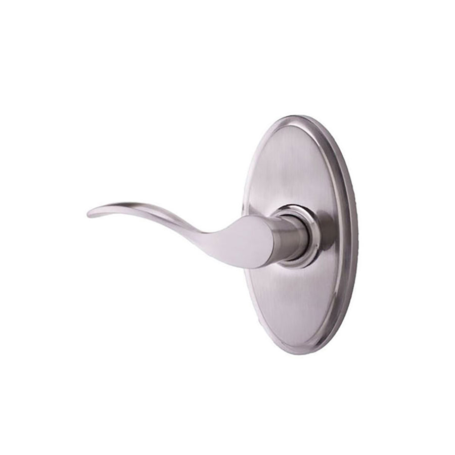 Weslock Bordeau Passage Door Lever Left Handed Satin Nickel Passage Door Handle - Weslock Bordeau Passage Door Lever Left Handed Satin Nickel Passage Door Handle
