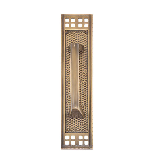 Arts & Crafts Pull Plate 2-1/2" x 11-1/4"