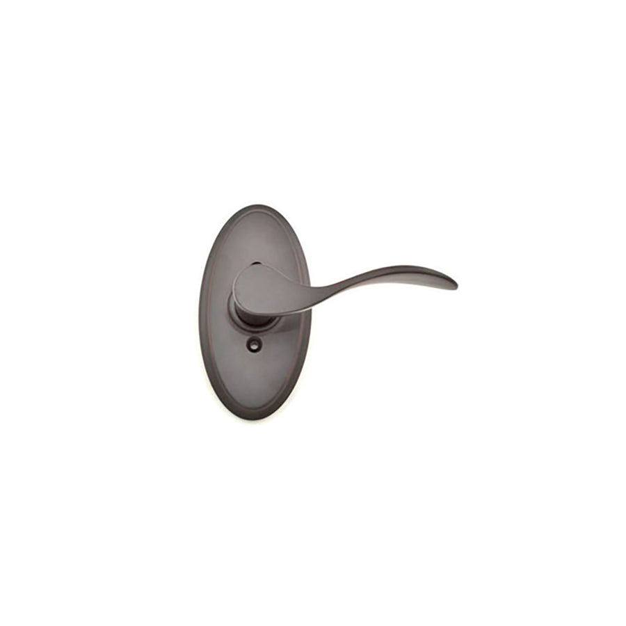 Weslock Bordeau Oval Half Dummy Door Lever Right Handed Oil Rub Bronze Handle - Weslock Bordeau Oval Half Dummy Door Lever Right Handed Oil Rub Bronze Handle