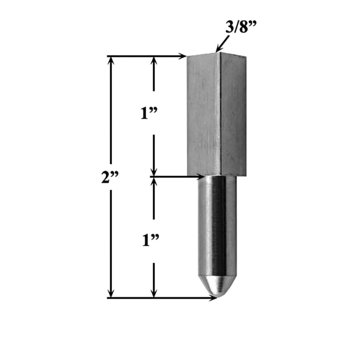 Replacement Shootbolt Tip, Square Shape, 1/4-20 thread for concealed MPL - 2