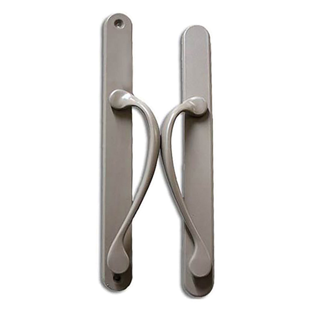 Marvin Narrow Traditional, Passive Sliding Patio Door Handle - Satin Taupe - Marvin Narrow Traditional, Passive Sliding Patio Door Handle - Satin Taupe