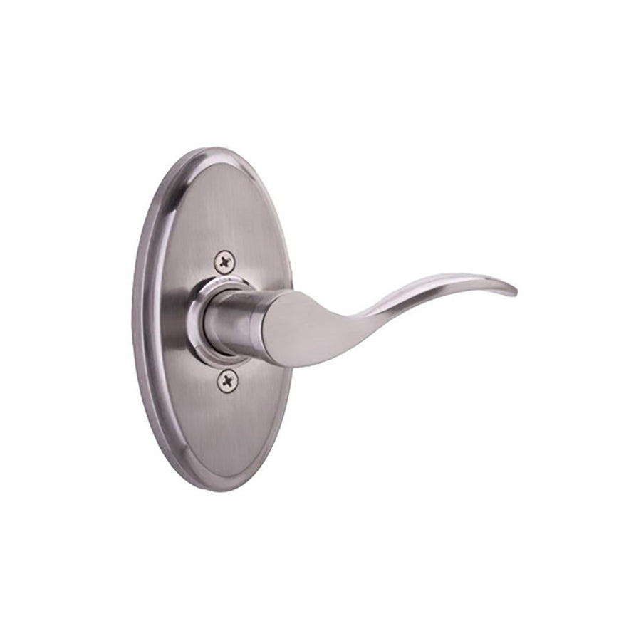 Weslock Bordeau Dummy Door Lever Oval Right Hand Satin Nickel Dummy Handle - Weslock Bordeau Dummy Door Lever Oval Right Hand Satin Nickel Dummy Handle