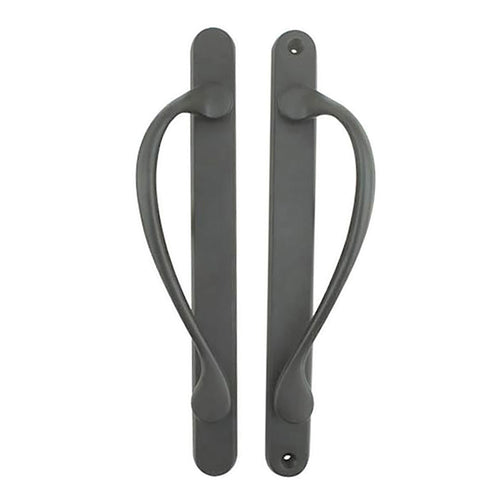 Marvin Inactive / Dummy Narrow Sliding Door Handle - PVD Oil Rubbed Bronze - Marvin Inactive / Dummy Narrow Sliding Door Handle - PVD Oil Rubbed Bronze