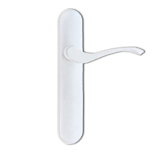 Passive Cambridge Handleset, Right Hand Multipoint Lock Trim - White - Passive Cambridge Handleset, Right Hand Multipoint Lock Trim - White
