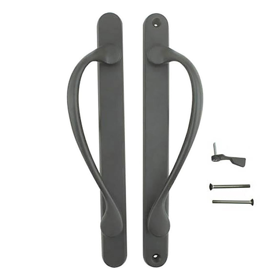 Marvin Active Non-Keyed, Narrow Sliding Door Handle, Center Thumb - Oil Rubbed Bronze - Marvin Active Non-Keyed, Narrow Sliding Door Handle, Center Thumb - Oil Rubbed Bronze