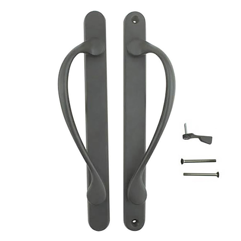 Marvin Active Non-Keyed, Narrow Sliding Door Handle, Center Thumb - Oil Rubbed Bronze - Marvin Active Non-Keyed, Narrow Sliding Door Handle, Center Thumb - Oil Rubbed Bronze