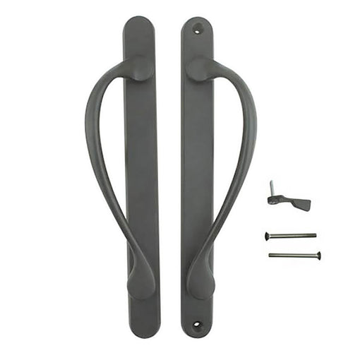 Marvin Active Non-Keyed, Narrow Sliding Door Handle, Center Thumb - Oil Rubbed Bronze - Marvin Active Non-Keyed, Narrow Sliding Door Handle, Center Thumb - Oil Rubbed Bronze