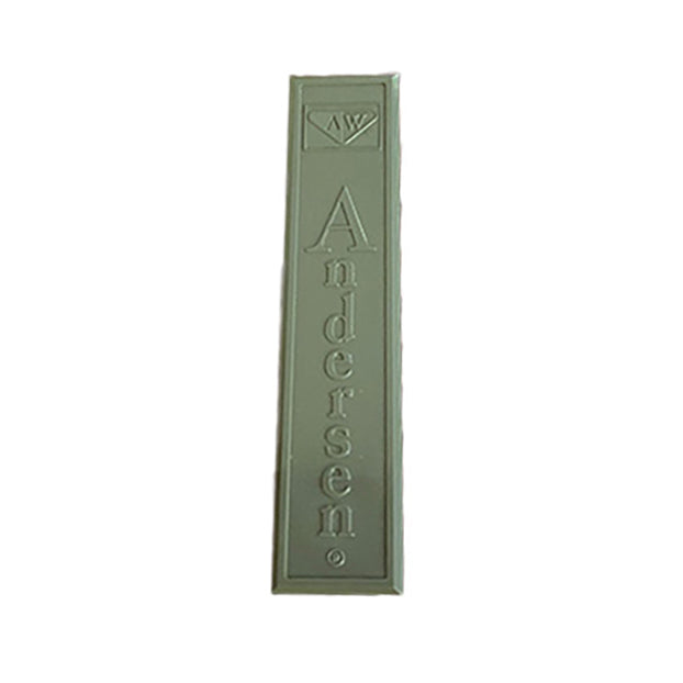 Andersen Window - Perma-Shield Gliding Door Logo Plate w/ Screws, Plastic - Stone - Andersen Window - Perma-Shield Gliding Door Logo Plate w/ Screws, Plastic - Stone