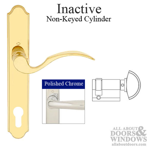 Handleset In-Active M112PL/374 - Polished Chrome - Handleset In-Active M112PL/374 - Polished Chrome