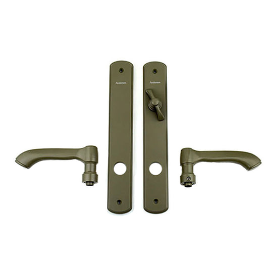 Andersen Albany Active / Passive Double Hinged Door Hardware Set - Stone