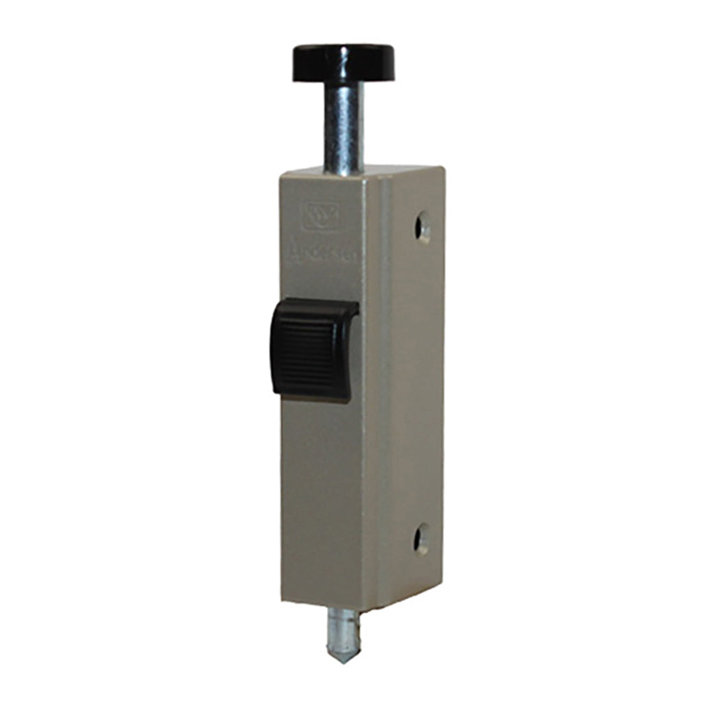Andersen Auxiliary Foot Bolt Lock for Frenchwood Gliding Door - Gold Dust - Andersen Auxiliary Foot Bolt Lock for Frenchwood Gliding Door - Gold Dust