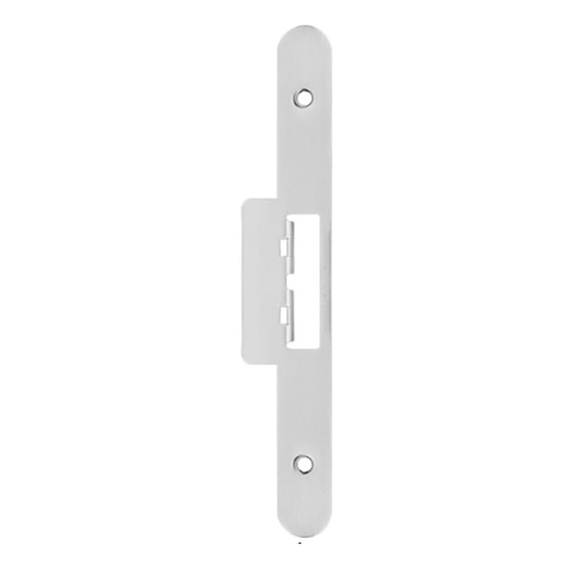 Andersen Latch & Deadbolt Strike Plate Cover, AP/PA  Double Door - Brushed Chrome - Andersen Latch & Deadbolt Strike Plate Cover, AP/PA  Double Door - Brushed Chrome