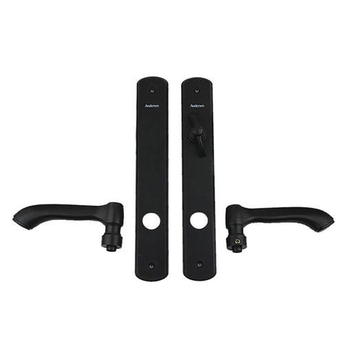 Andersen Albany Style Door Handles Hinged Door Hardware Set Double Active Black - Andersen Albany Style Door Handles Hinged Door Hardware Set Double Active Black