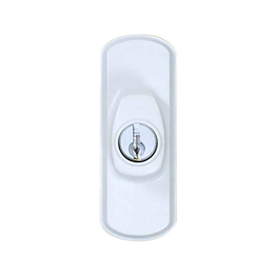 Andersen Frenchwood Gliding Doors - Lock Assembly - Albany - Exterior - Left - White - Andersen Frenchwood Gliding Doors - Lock Assembly - Albany - Exterior - Left - White