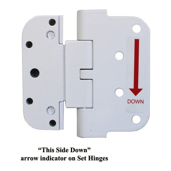 Hoppe F73, 2009 Guide Hinge, Antique Brass - Hoppe F73, 2009 Guide Hinge, Antique Brass