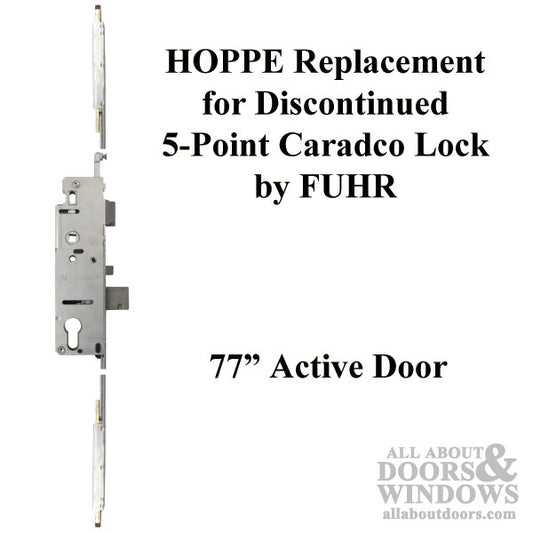 HOPPE Replacement for FUHR / Caradco 5-Point Multipoint Lock - 77 in. Active