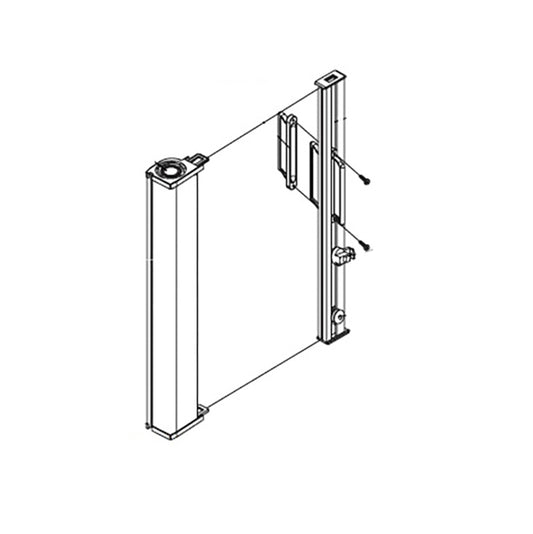 Andersen Frenchwood Gliding Door Retainer with Screws and Retractable Insect Screen