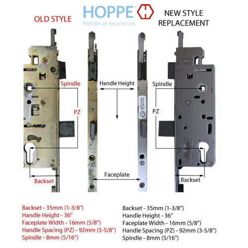 Replacement Kit for 71 - 85-5/8 inch OLD STYLE Tongue Version, 35mm backset - Replacement Kit for 71 - 85-5/8 inch OLD STYLE Tongue Version, 35mm backset