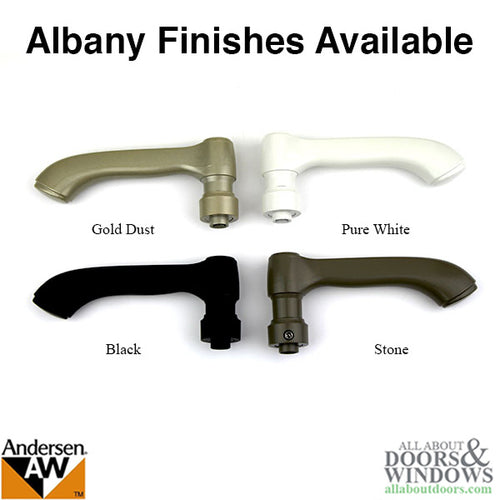 Andersen Door Handle Albany Active Single Hinged Door Hardware Stone - Andersen Door Handle Albany Active Single Hinged Door Hardware Stone