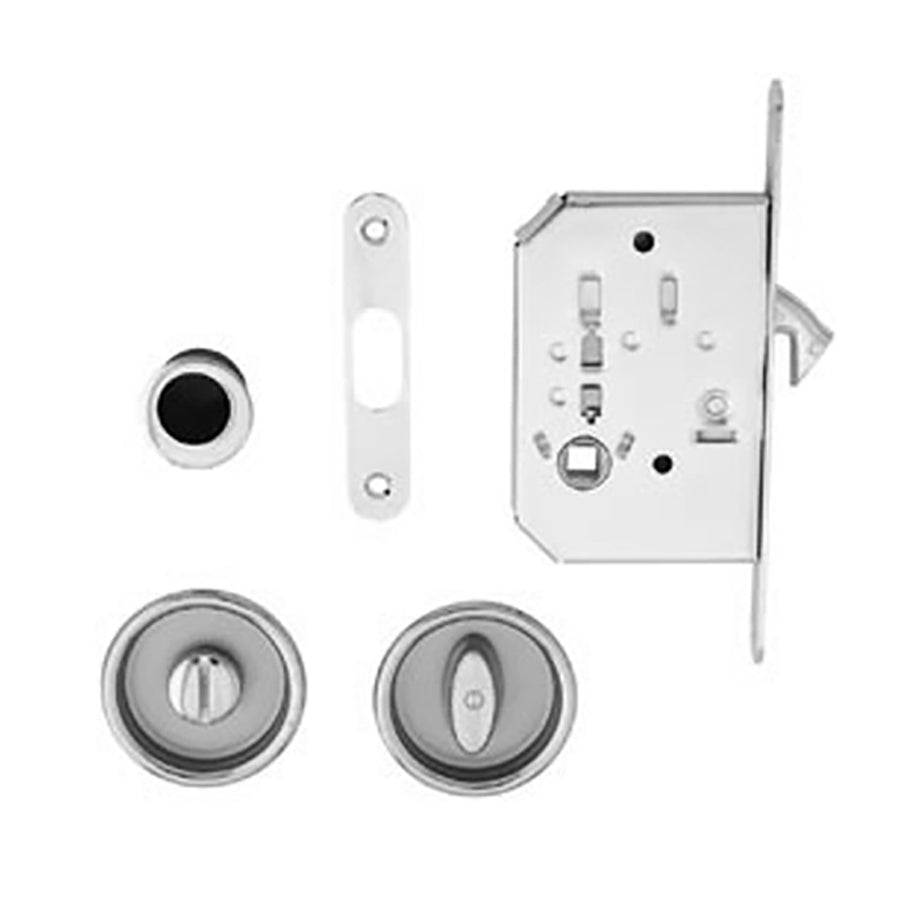 Hoppe HBL M492 Privacy, Sliding Pocket Door Lock - Choose Finish - Hoppe HBL M492 Privacy, Sliding Pocket Door Lock - Choose Finish
