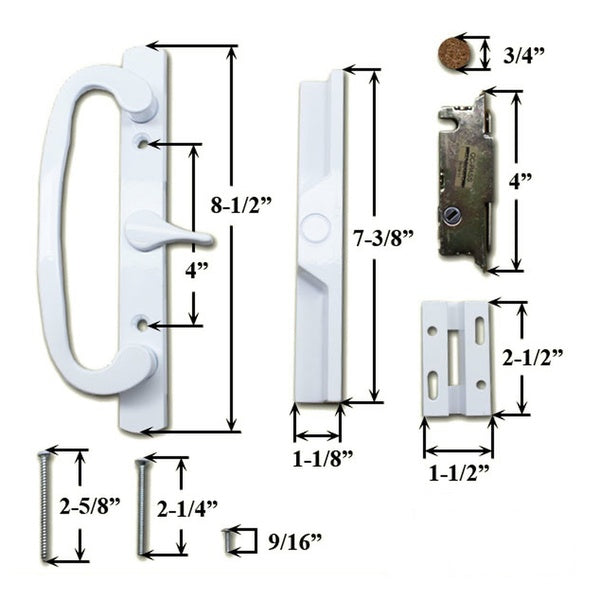 Patio Door Handle Kit Compatible With Pella Thermaster Sliding Doors Handle Kit - Patio Door Handle Kit Compatible With Pella Thermaster Sliding Doors Handle Kit