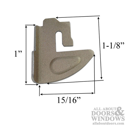 DGP Clip Non-Handed Removable Glass Screen Panel DGP Clip Champagne - DGP Clip Non-Handed Removable Glass Screen Panel DGP Clip Champagne