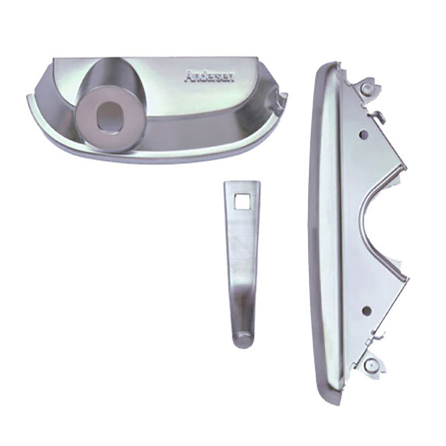 Andersen Casement Window - 200/400 Series - Hardware Pack - Folding Traditional - Satin Nickel - Andersen Casement Window - 200/400 Series - Hardware Pack - Folding Traditional - Satin Nickel