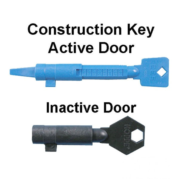 Inactive Door Construction Key Black - Inactive Door Construction Key Black