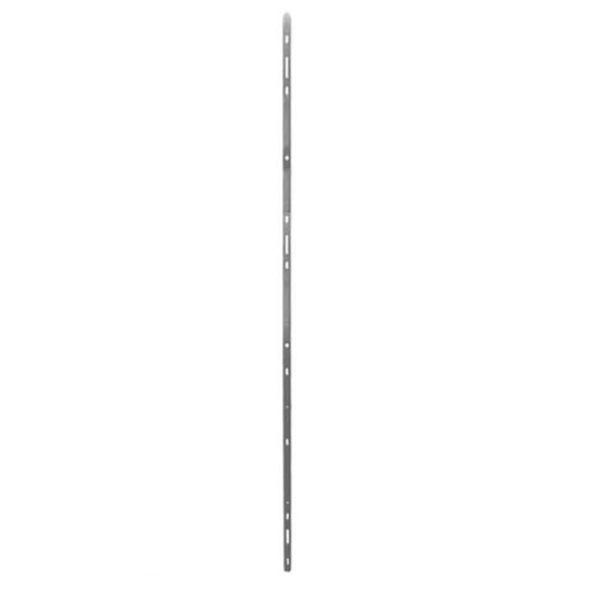 Fuhr Sliding Door Strike Plate with 3 Hooks 16mm Flat Square Ends 52 Inch Length