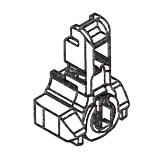 Tilt shoe, 1-1/4 x 53/64  Tan Puck, Open Cam, Inverted Channel Balance - P