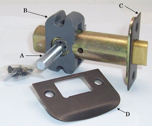 Latch Passage 2-3/8 Spring latch - Select Faceplate - Latch Passage 2-3/8 Spring latch - Select Faceplate