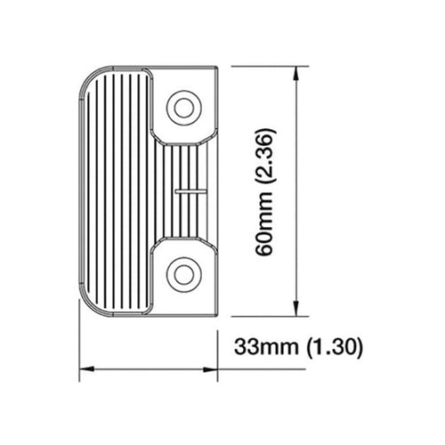 Strike Plate, Roller Type, RZ47012ZM - Antique Brass - Strike Plate, Roller Type, RZ47012ZM - Antique Brass