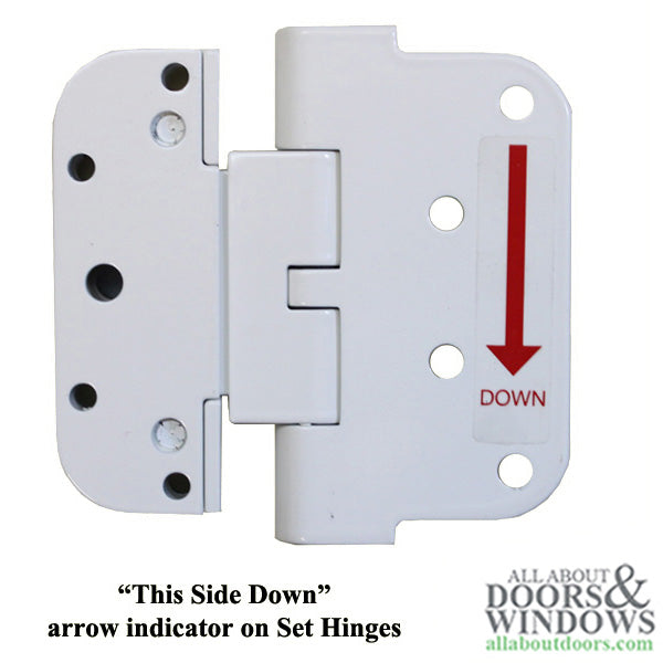 Hoppe F73, 2009 Set Hinge, RHI / LHO- Antique Brass - Hoppe F73, 2009 Set Hinge, RHI / LHO- Antique Brass