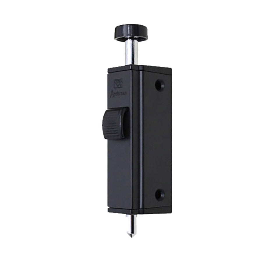Andersen Auxiliary Foot Bolt Lock for Frenchwood Sliding Door Black - Andersen Auxiliary Foot Bolt Lock for Frenchwood Sliding Door Black