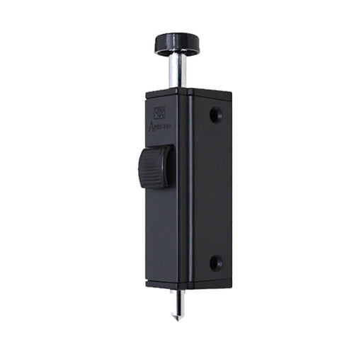 Andersen Auxiliary Foot Bolt Lock for Frenchwood Sliding Door Black - Andersen Auxiliary Foot Bolt Lock for Frenchwood Sliding Door Black