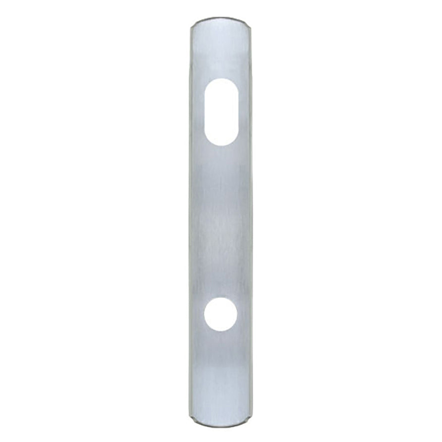 Newbury Active Exterior Escutcheon Plate - Brushed Chrome - Newbury Active Exterior Escutcheon Plate - Brushed Chrome