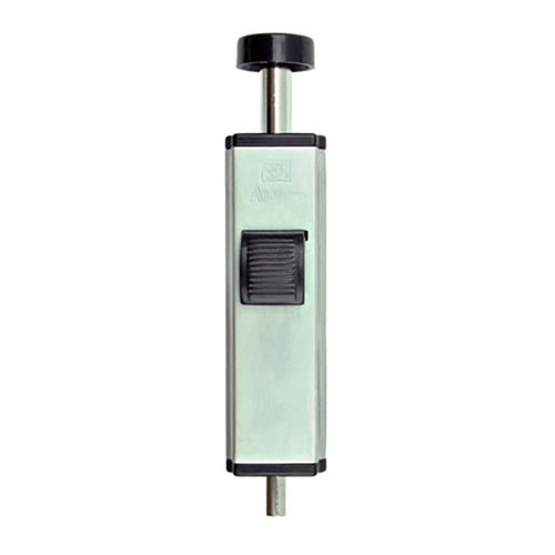 Andersen Auxiliary Foot Bolt Lock for Frenchwood Gliding Door - Brushed Chrome - Andersen Auxiliary Foot Bolt Lock for Frenchwood Gliding Door - Brushed Chrome