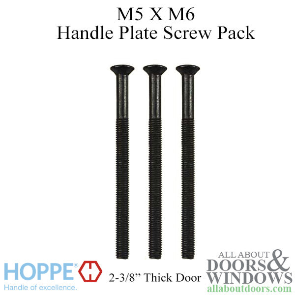 M5 x 70 Hoppe Screw Pack for 2-3/8 Inch Door - Oil-Rubbed Brass - M5 x 70 Hoppe Screw Pack for 2-3/8 Inch Door - Oil-Rubbed Brass
