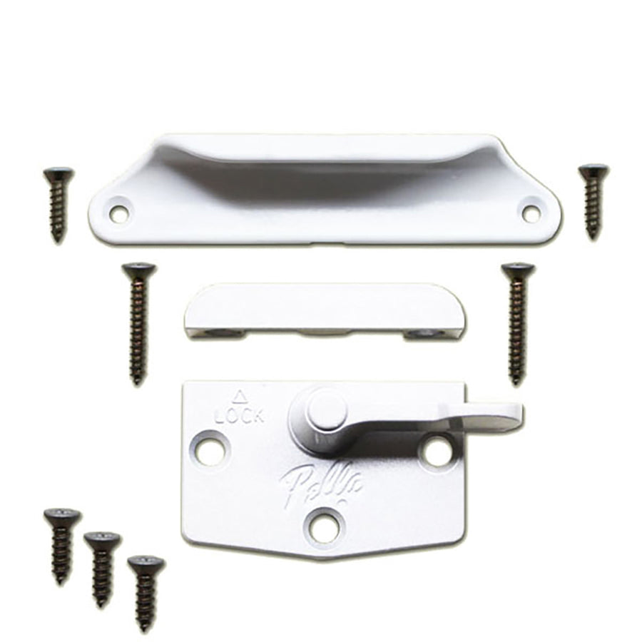 Unavailable Kit Double Hung Lock, Keeper, and Sash Lift - White - Unavailable Kit Double Hung Lock, Keeper, and Sash Lift - White