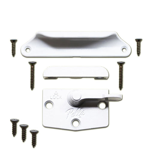 Unavailable Kit Double Hung Lock, Keeper, and Sash Lift - White - Unavailable Kit Double Hung Lock, Keeper, and Sash Lift - White